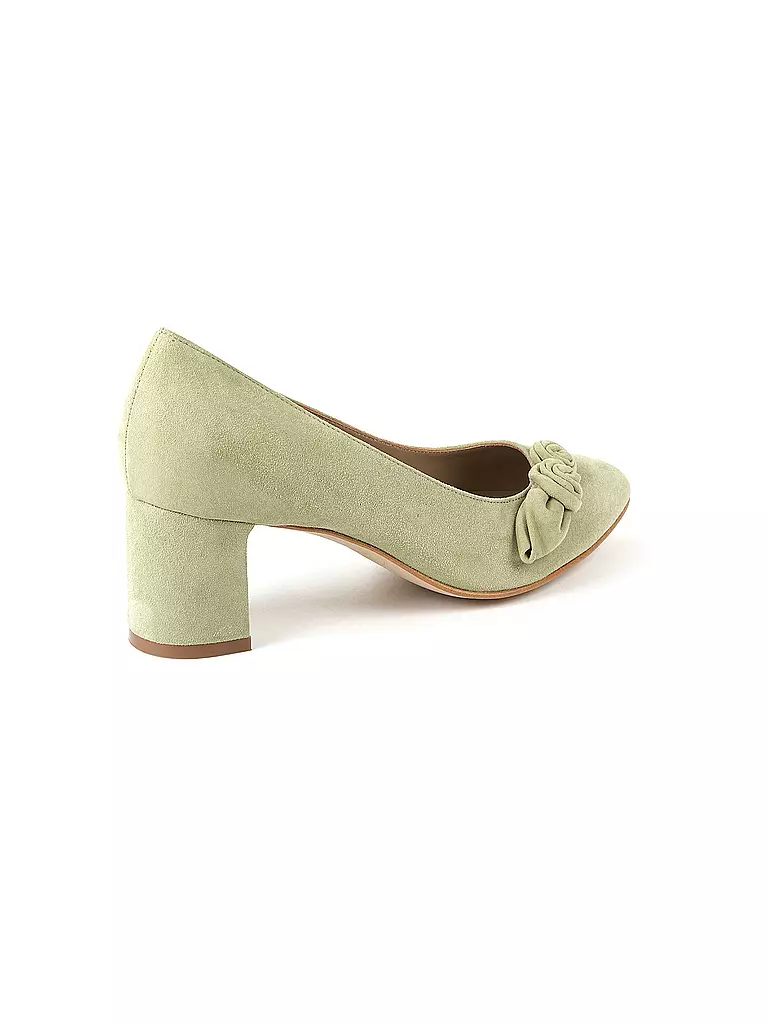 DIRNDL & BUA Trachtenschuhe - Pumps grün