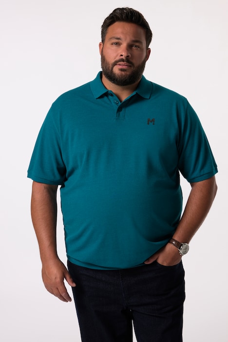 Men+ Poloshirts, 2er-Pack, Bauchfit, Basic, Piqué, Halbarm, bis 8 XL
