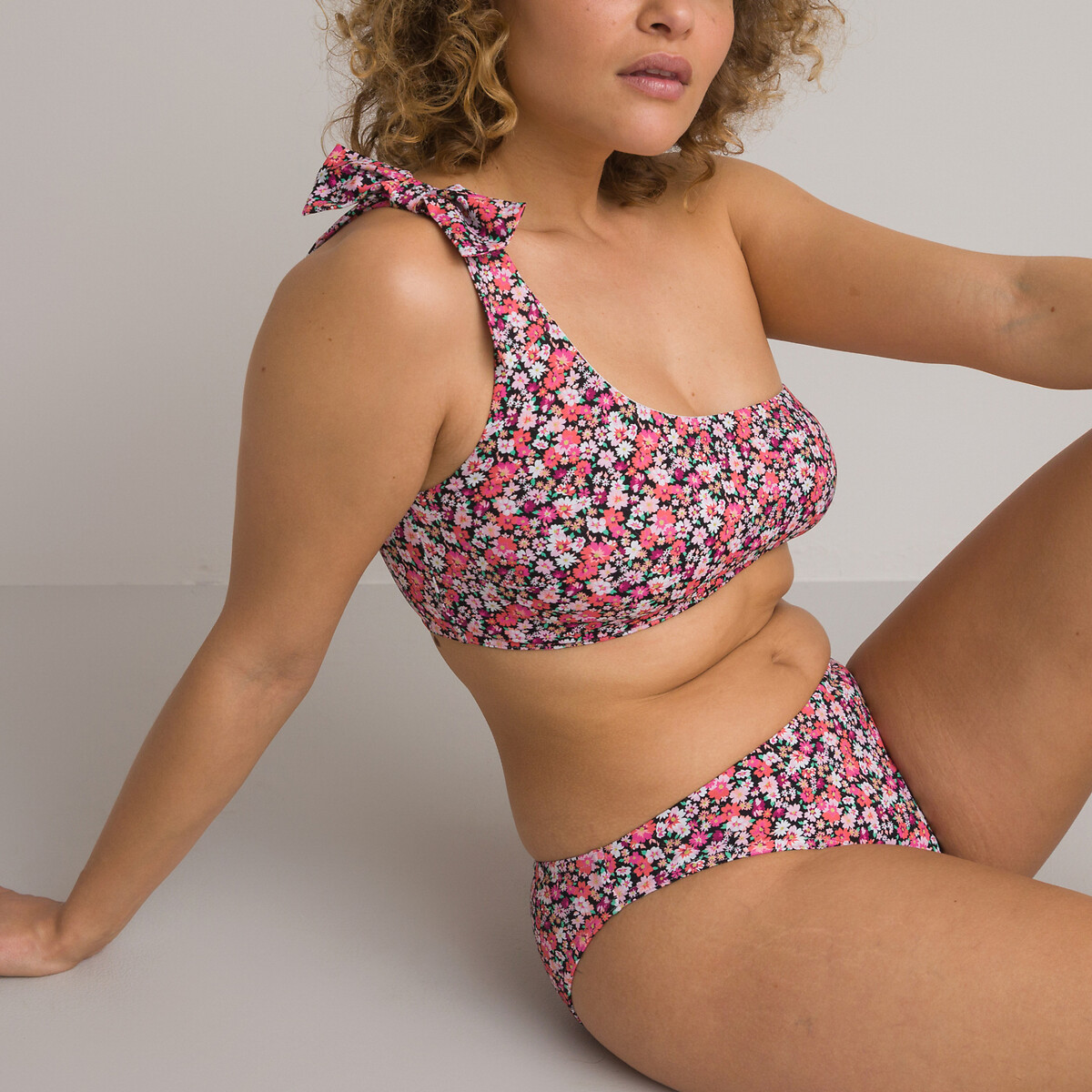 COLEÇÃO LA REDOUTE<br>Calcinha biquíni com estampa floral
