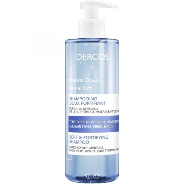 Vichy Dercos Shampoo Mineral Suave 400ml