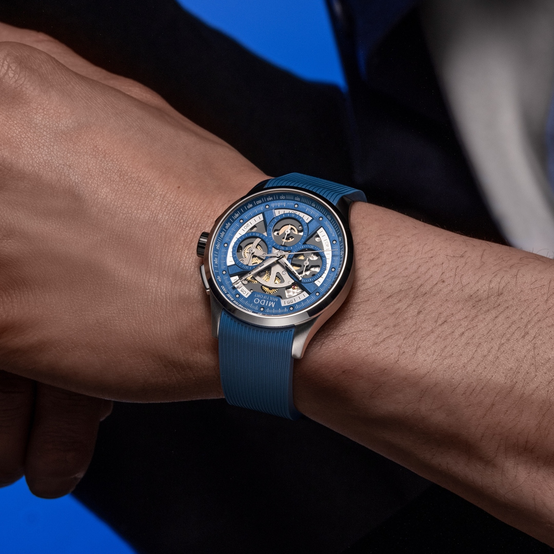 Mido Multifort Skeleton Chronograph
