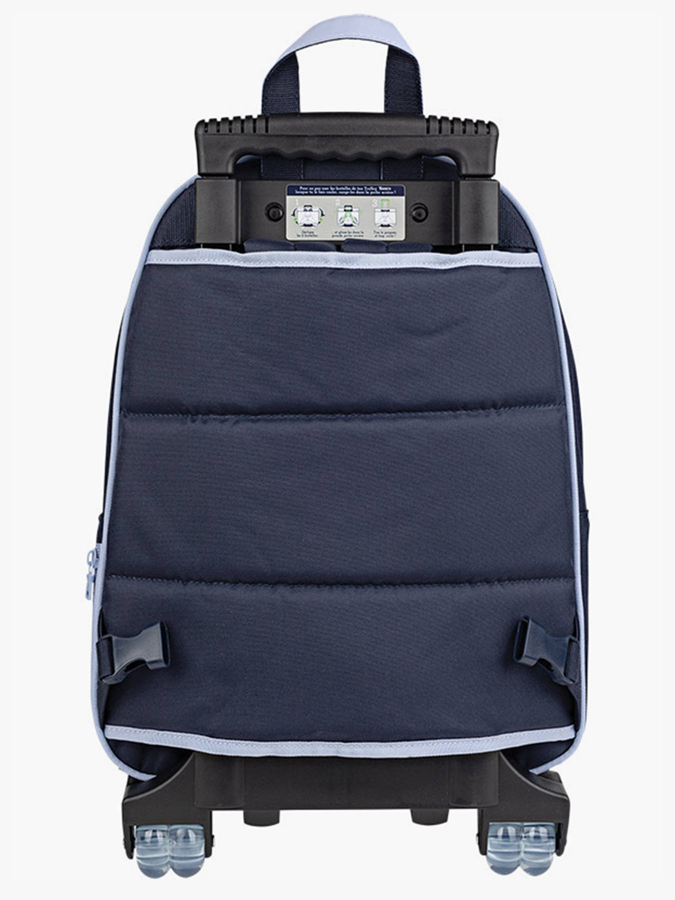 Sac a dos  roulettes 2 compartiments TANN'S
