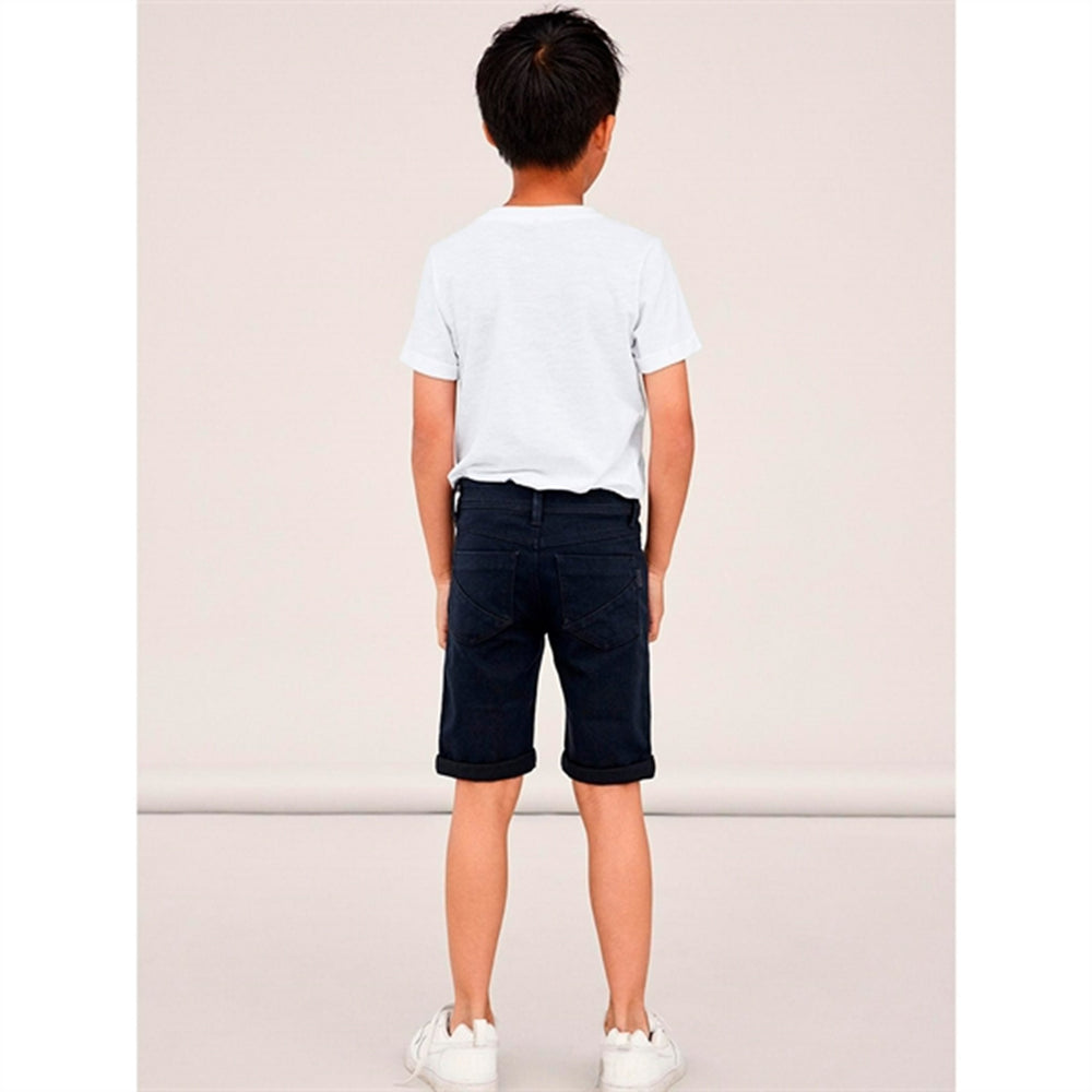 Medium Blue Denim Sofus Noos Shorts - Name it