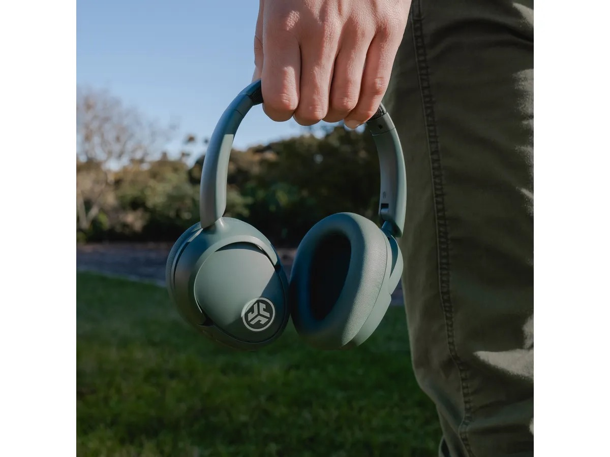JBuds Lux ANC Wireless Bluetooth 5.3 Over-Ear Kopfhörer Headset (IEUHBJLUXANCRSGE62) (600mAh) - Sage