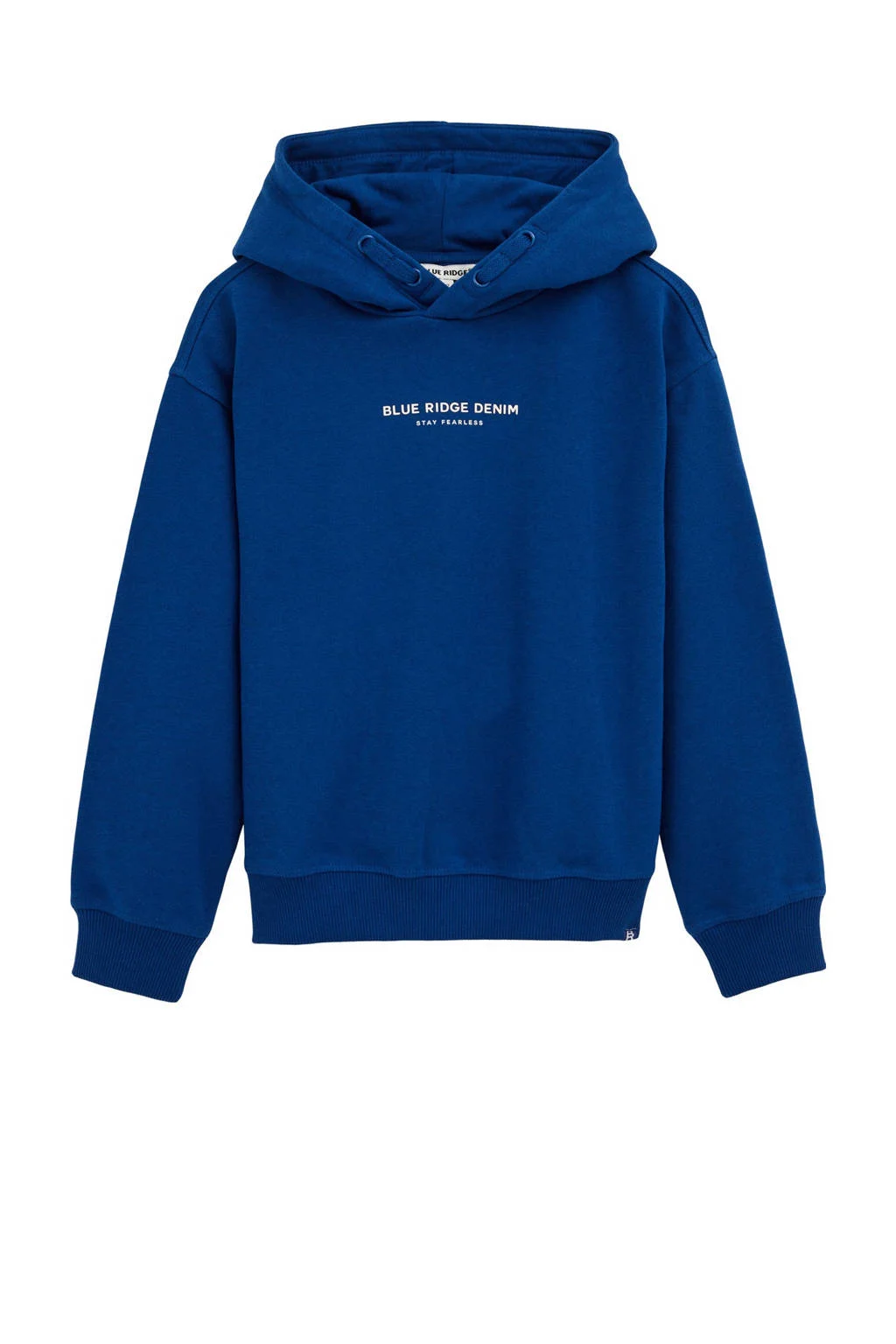 WE Fashion Blue Ridge hoodie kobalt blauw