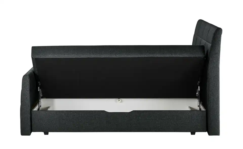 Boxspringbett Bonny Schwarz H2 & H3 180 cm
