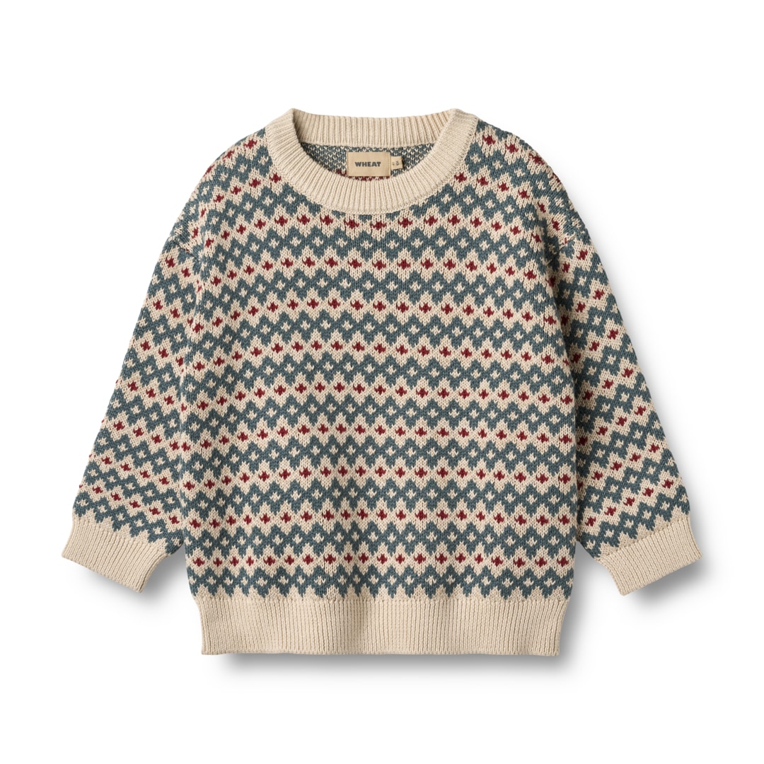 WHEAT Strickpullover »Jaquard Pullover Harlow«