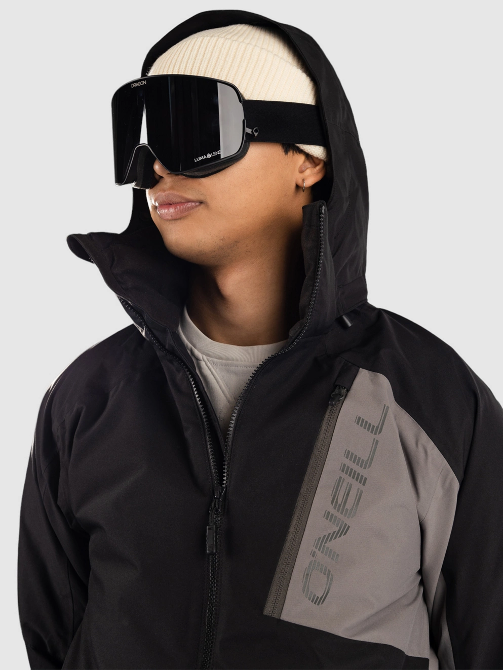 O'Neill Jacksaw Jacket black out colour block
