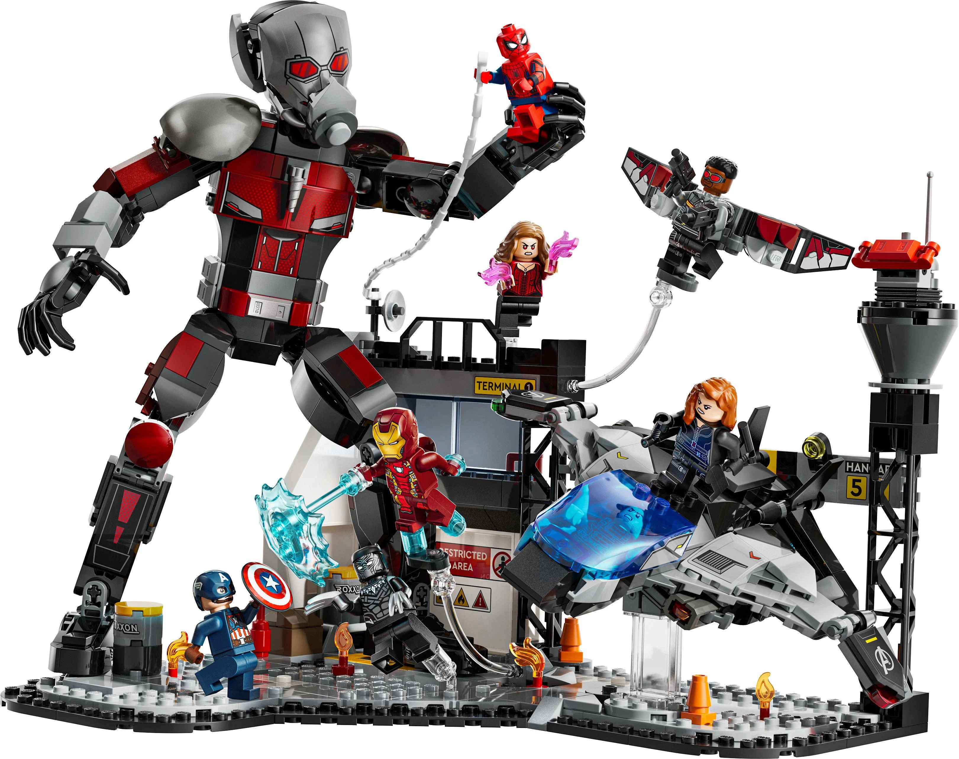 LEGO Marvel Captain America: Civil War actiescène 76314