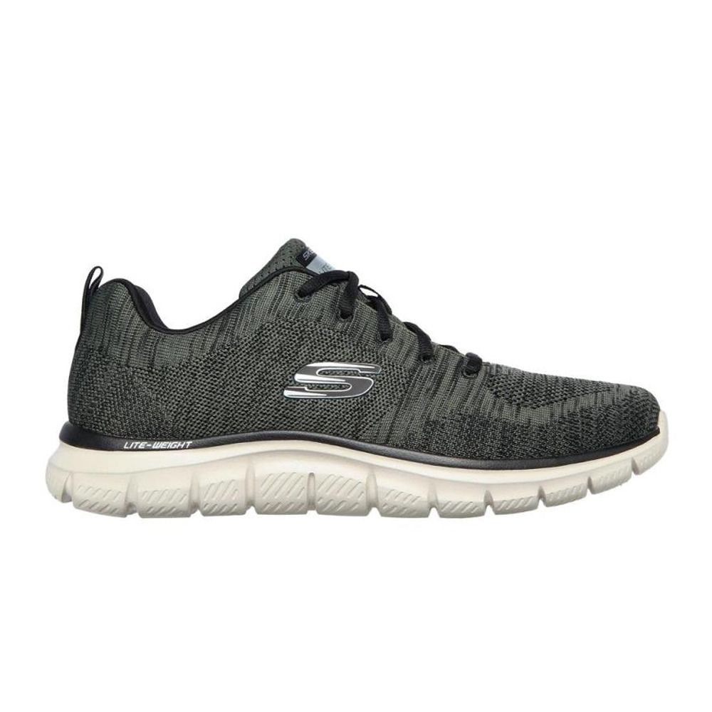 Skechers TRACK FRONT RUNNER - Chaussures training Homme olive/black