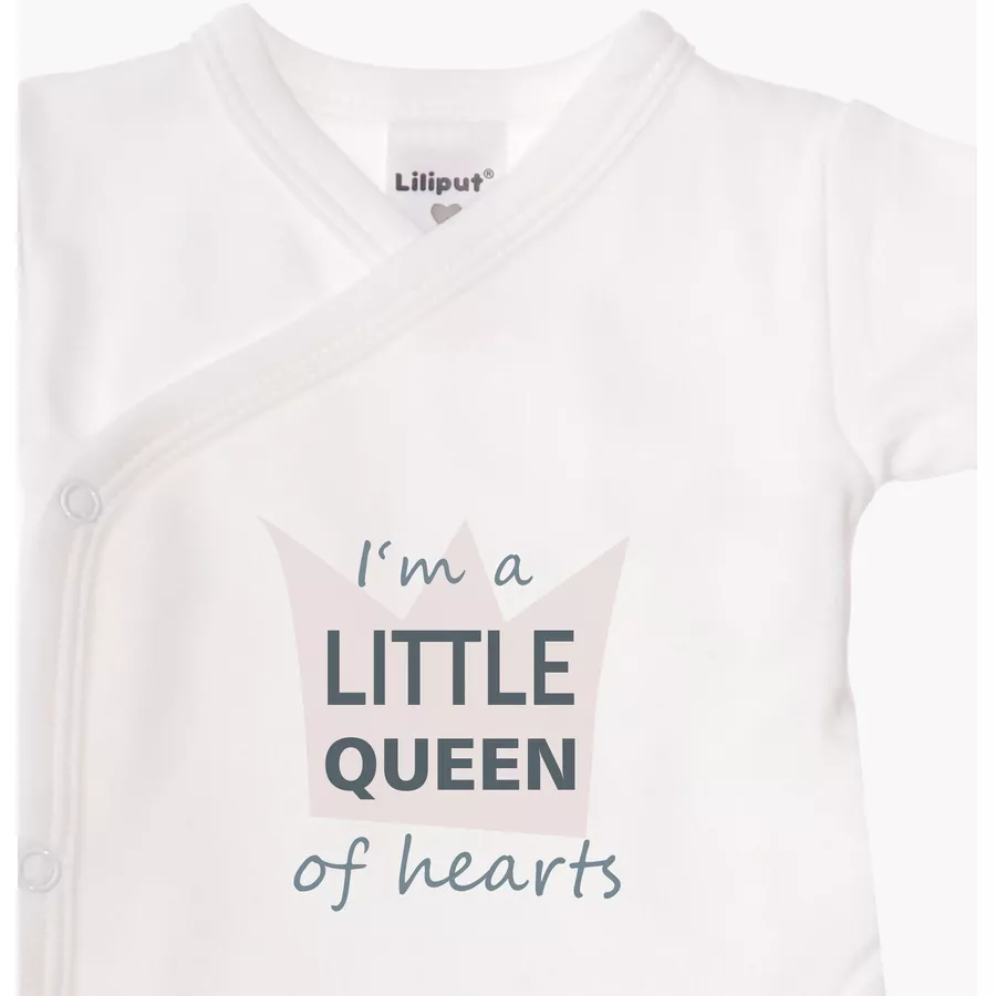 Liliput Kurzarm-Wickelbody 2er-Pack Little Queen weiß