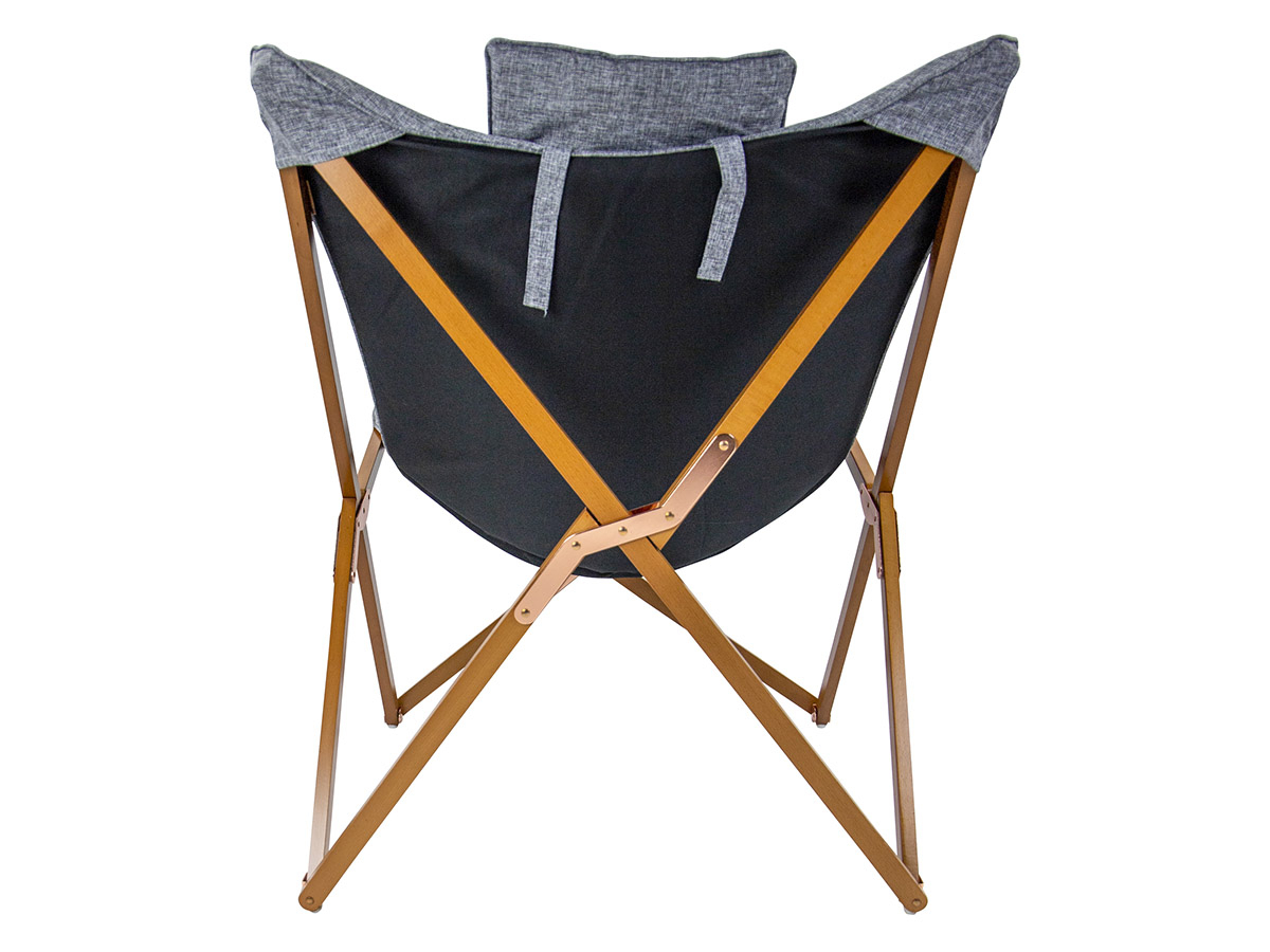 Bo-Camp Urban Outdoor Bloomsbury L vlinderstoel - Grey