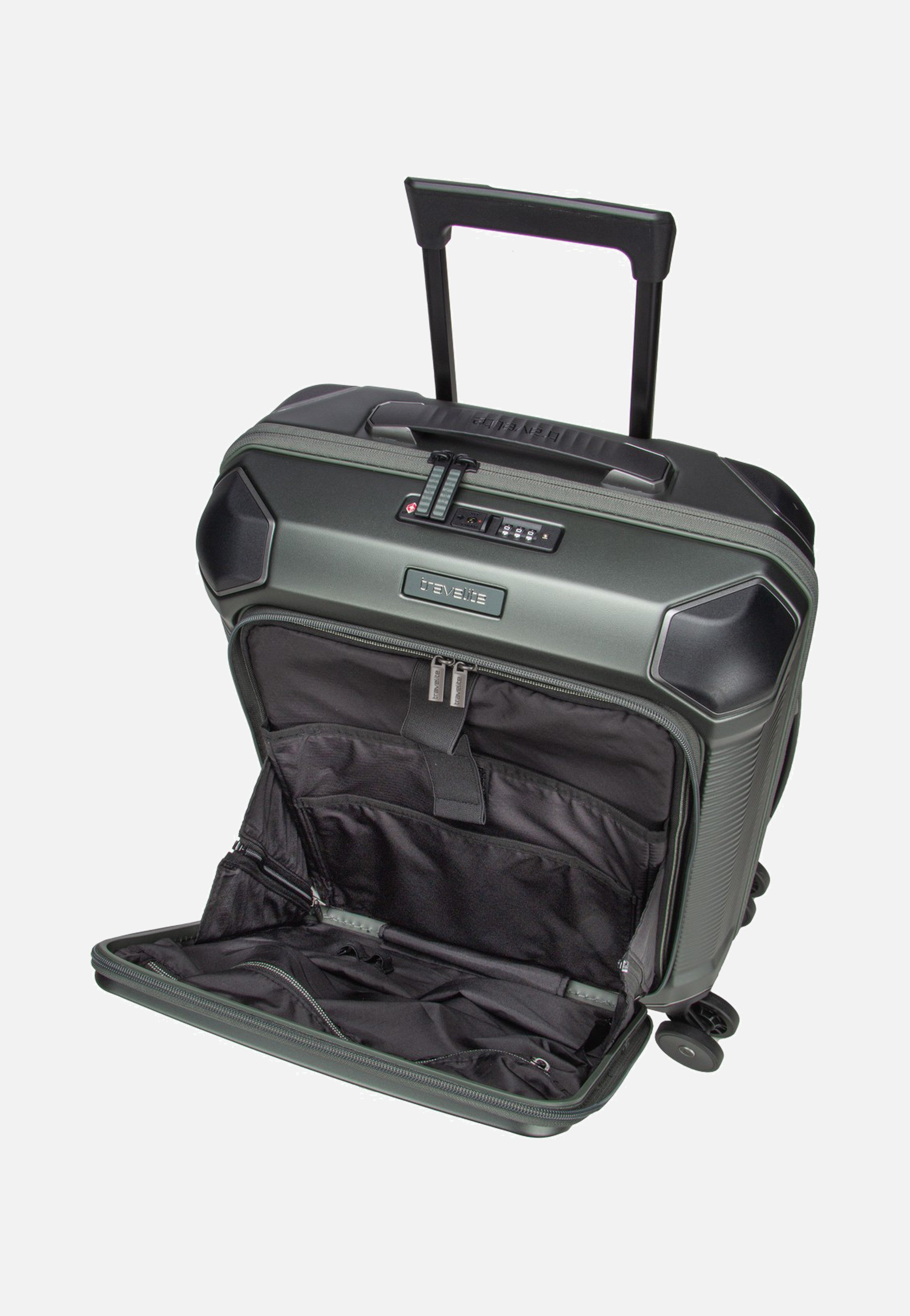 Millennium Trolley 4W S Front Pocket Pine Green - Koffer