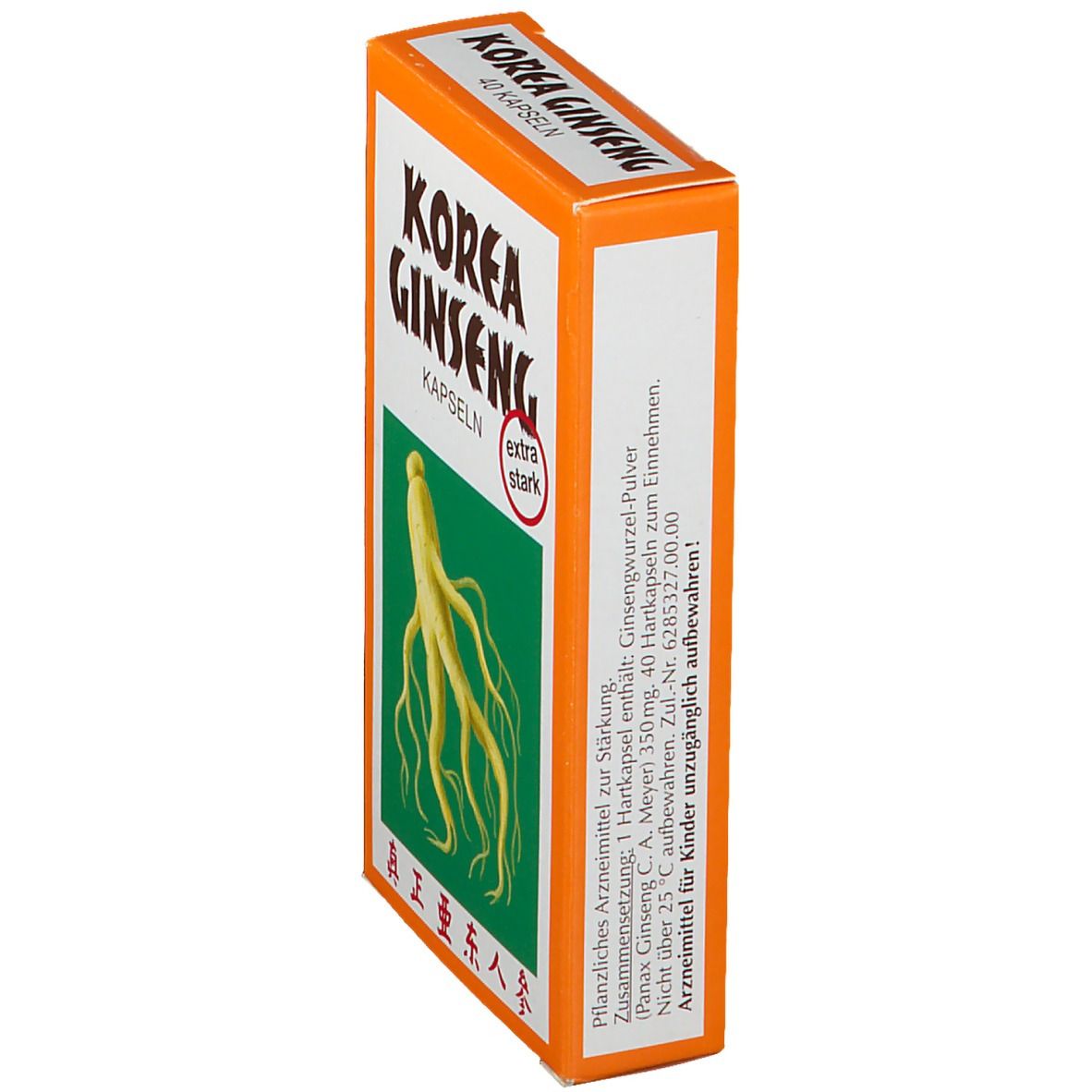 Korea Ginseng Kapseln extra stark