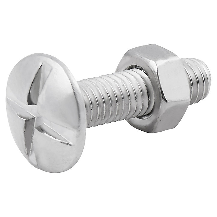 10 boulons poêlier inox A2 5 x 20 mm