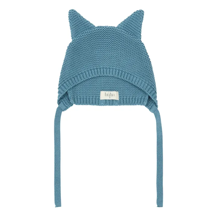 Búho Beguin Coton Bio Oreilles | Bleu