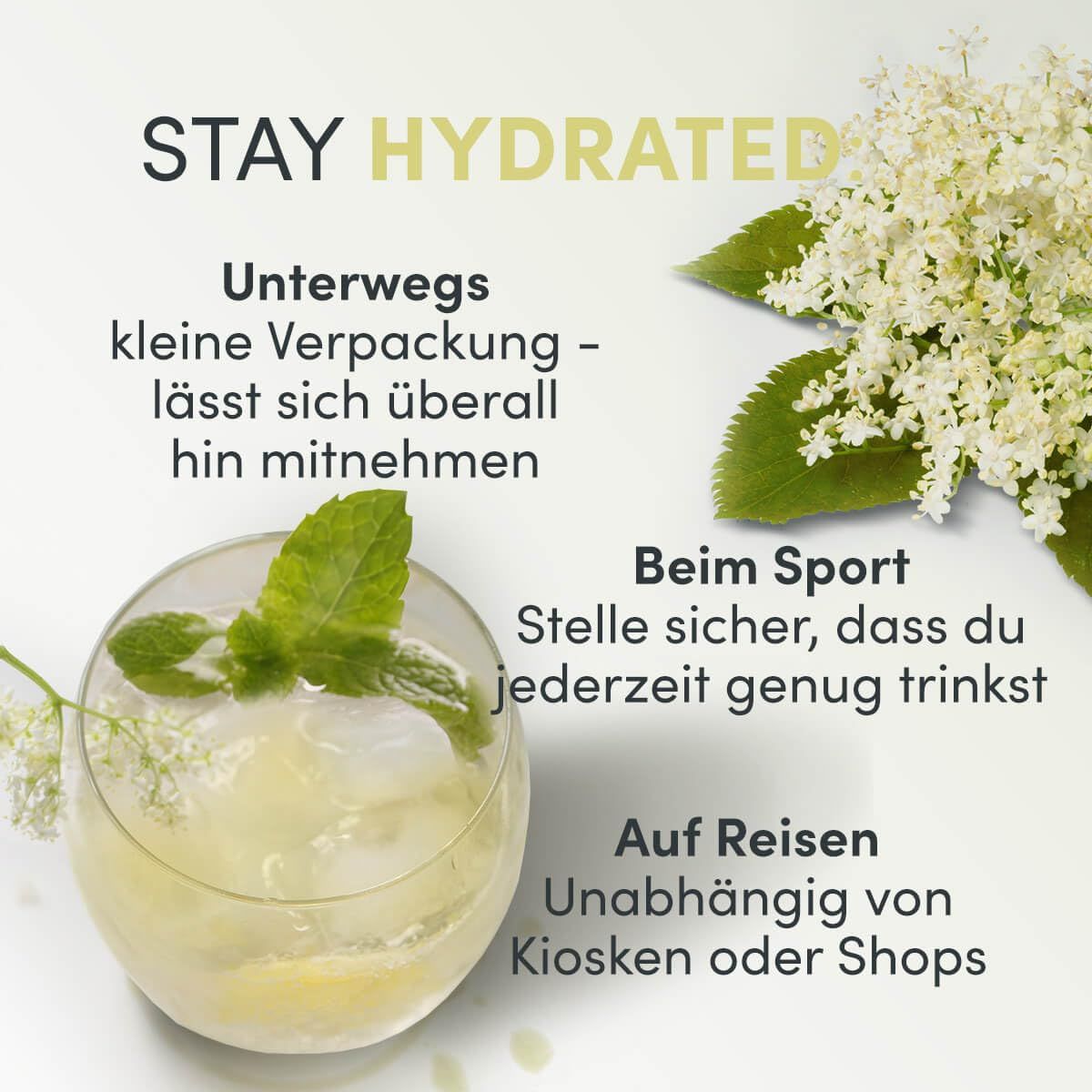 Geschmack für Wasser | 60 Wasser Drops | 3 fruchtige Geschmacksrichtungen