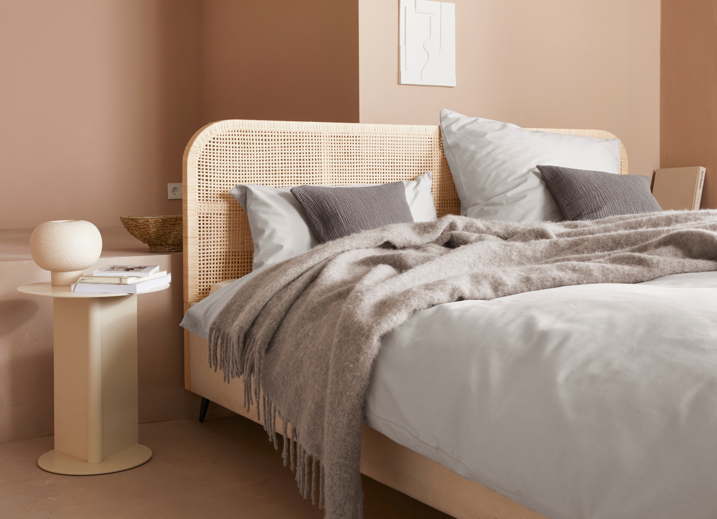 LeGer Home by Lena Gercke Plaid »Sinja« mit Fransen, Kuscheldecke