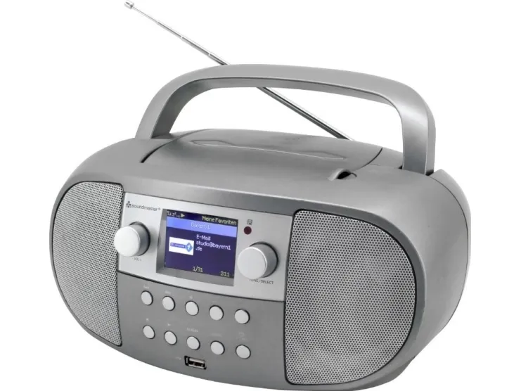 Soundmaster SCD7600TI, Analog & digital, DAB ,FM, Afspiller, CD,CD-R,CD-RW, 4 W, LCD