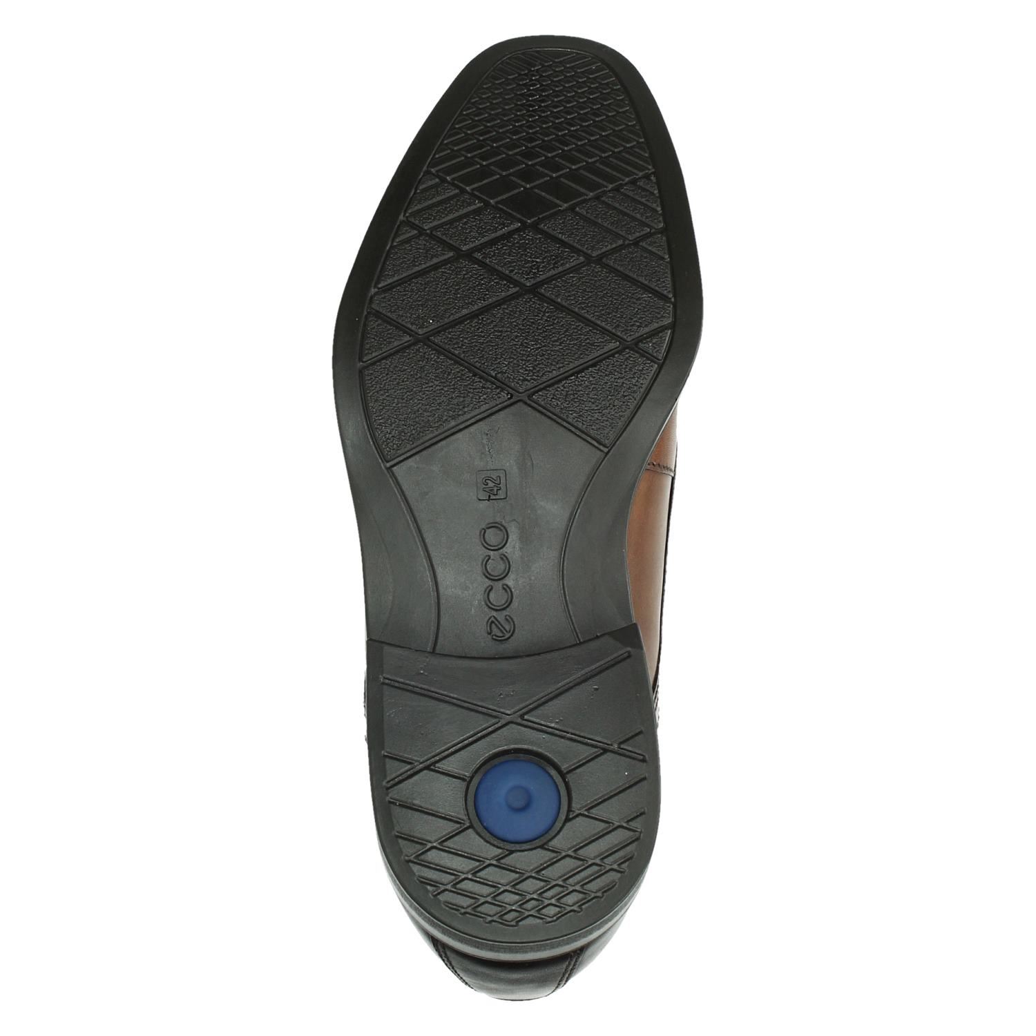 Melbourne heren veterschoen Ecco Cognac