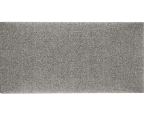 Wandkussen Effen grijs geweven look 30 x 60 cm