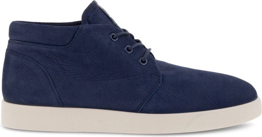 ECCO Street Lite M Veterschoenen Blauw Textiel