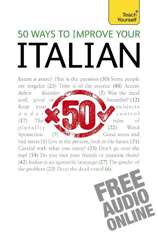 50 Ways to Improve your Italian: Teach Yourself (Multiple items)