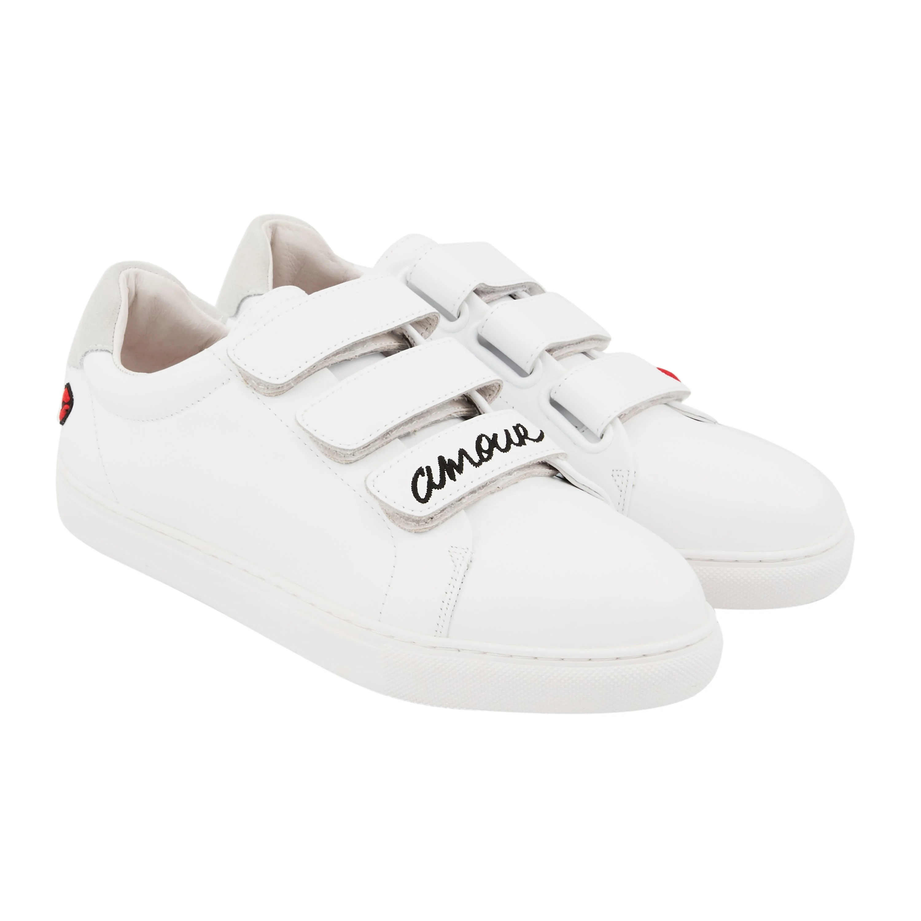 EDITH AMOUR - Sneakers en cuir | Blanc