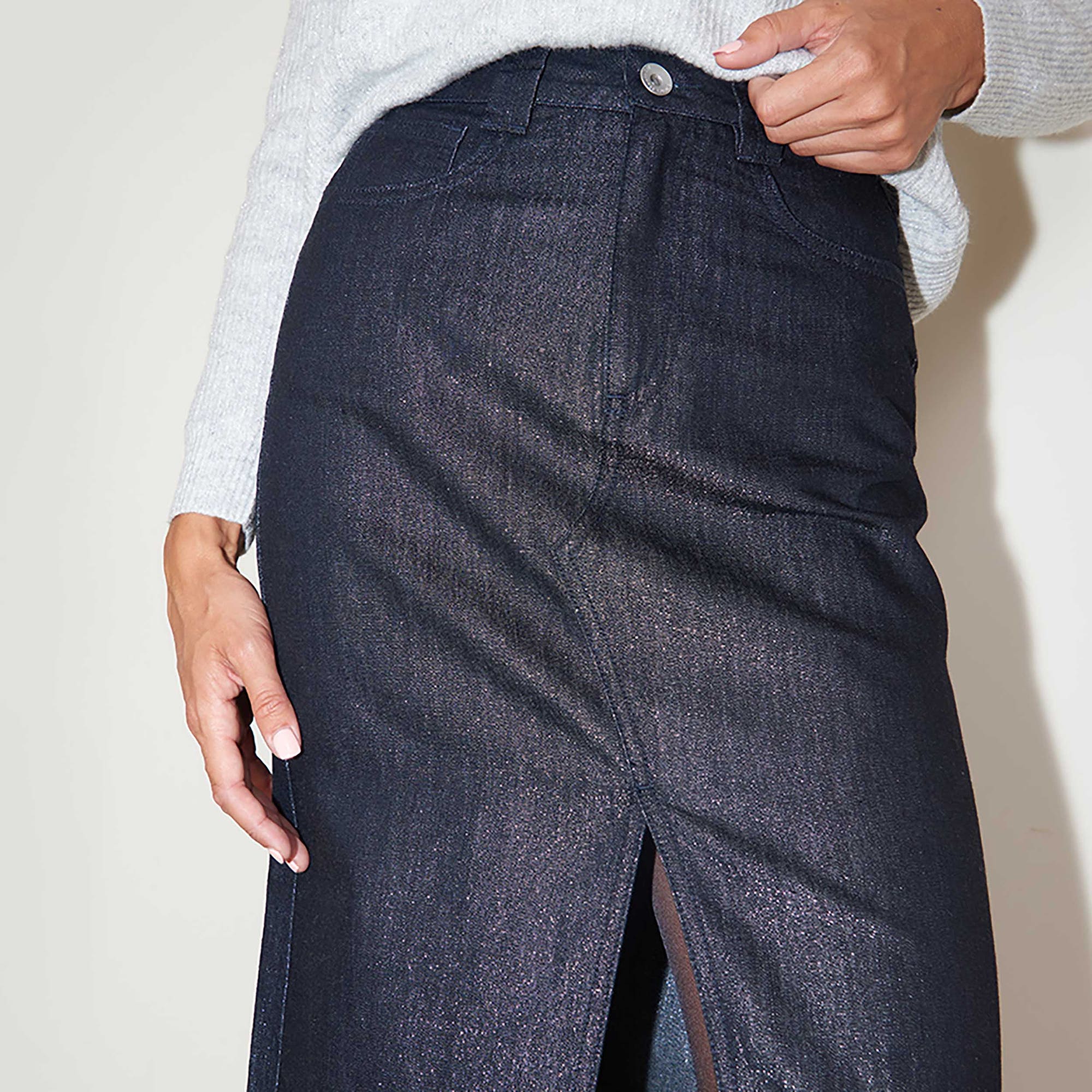 Jupe Femme bleu marine