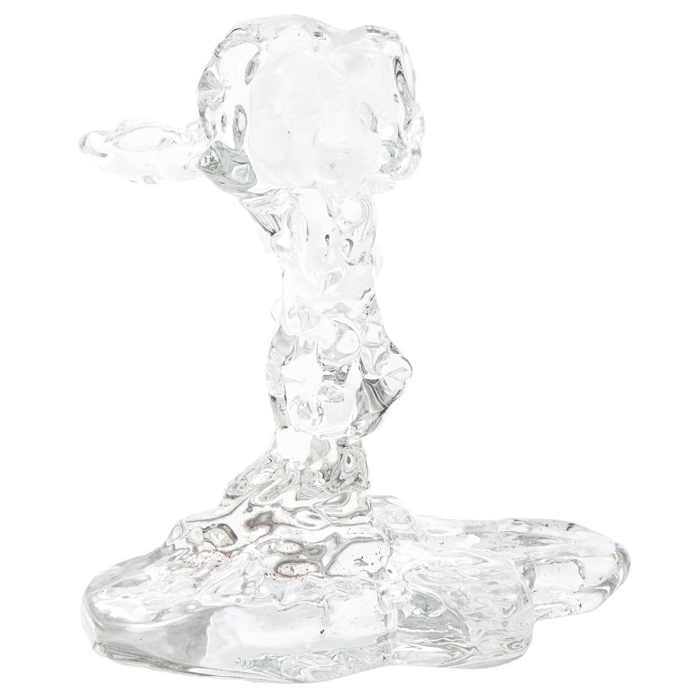 POLSPOTTEN Drip kandelaar small zilver