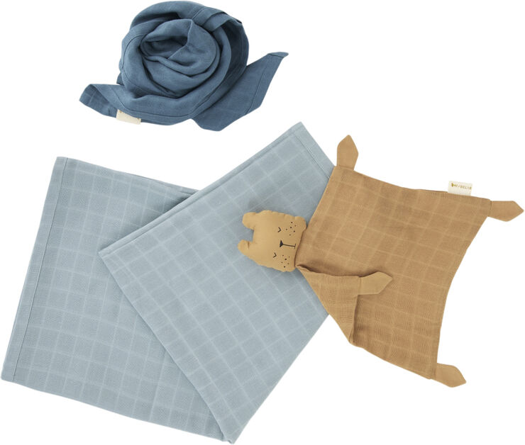Fabelab Newborn Baby Gift Box - Cottage Blue Mix Multi colours