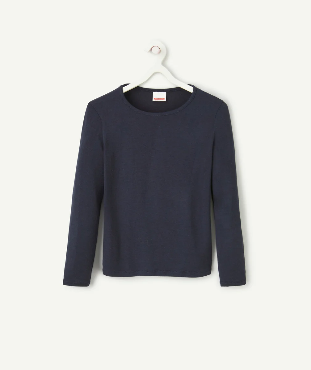 DAMARTT-SHIRT MANCHES LONGUES THERMOLACTYL SENSITIVE BLEU MARINE