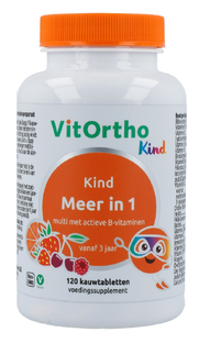 VitOrtho Kind Meer-in-1 Kauwtabletten 120TB