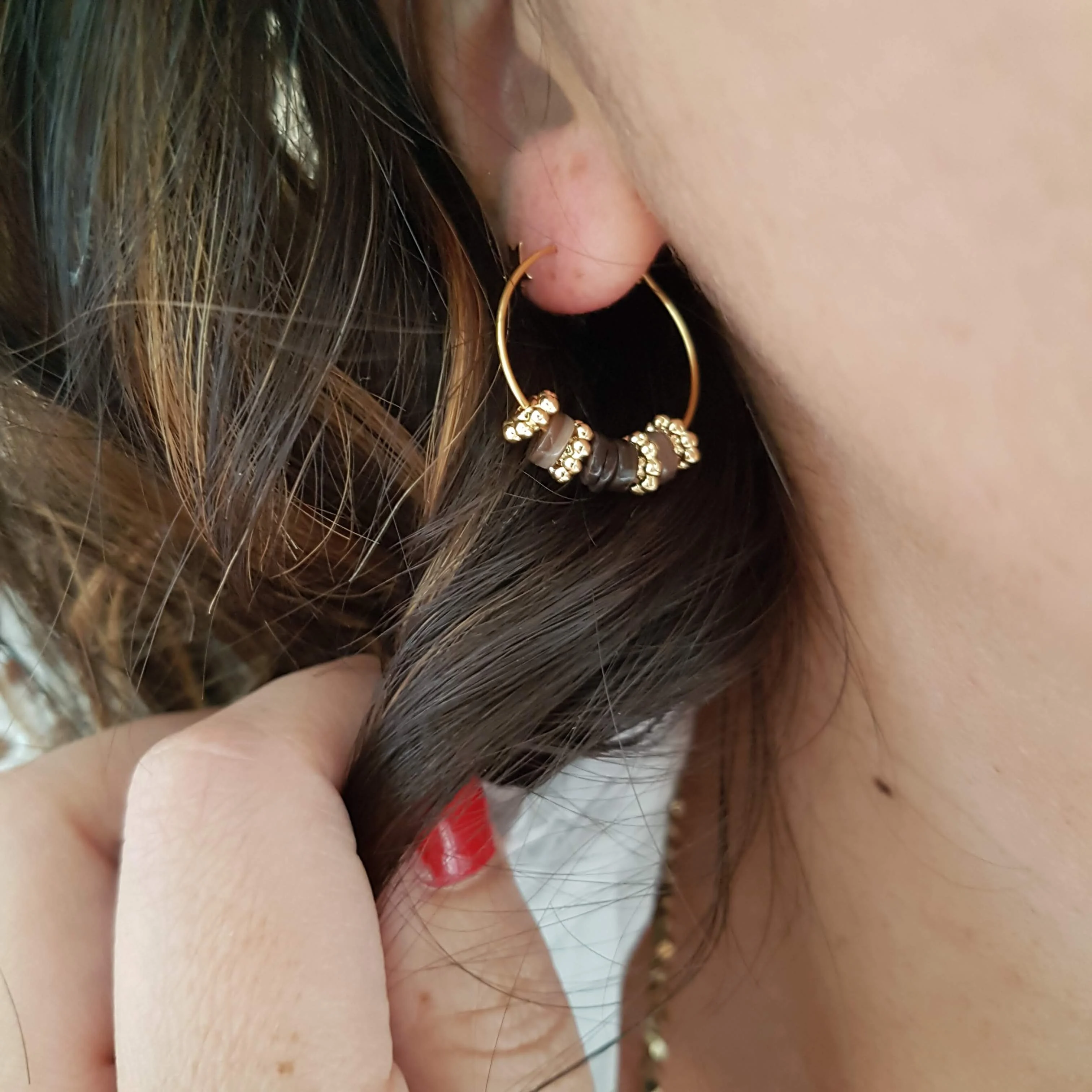 BABY JAVA - Boucles d'oreilles | Bleu
