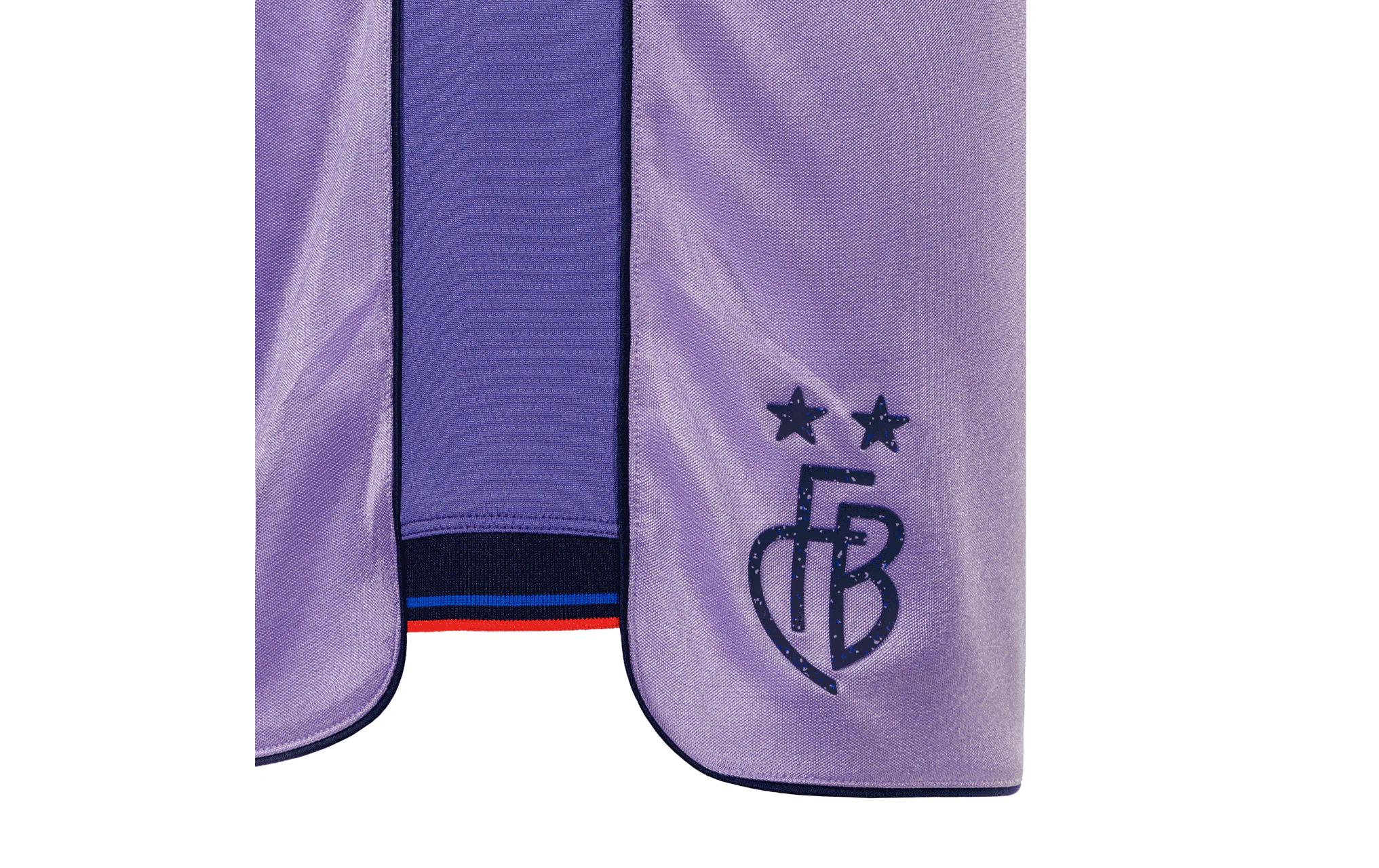 Away Short 25/26 M, LavendelAuswärtsshorts des FC Basel für die Saison 2025/26