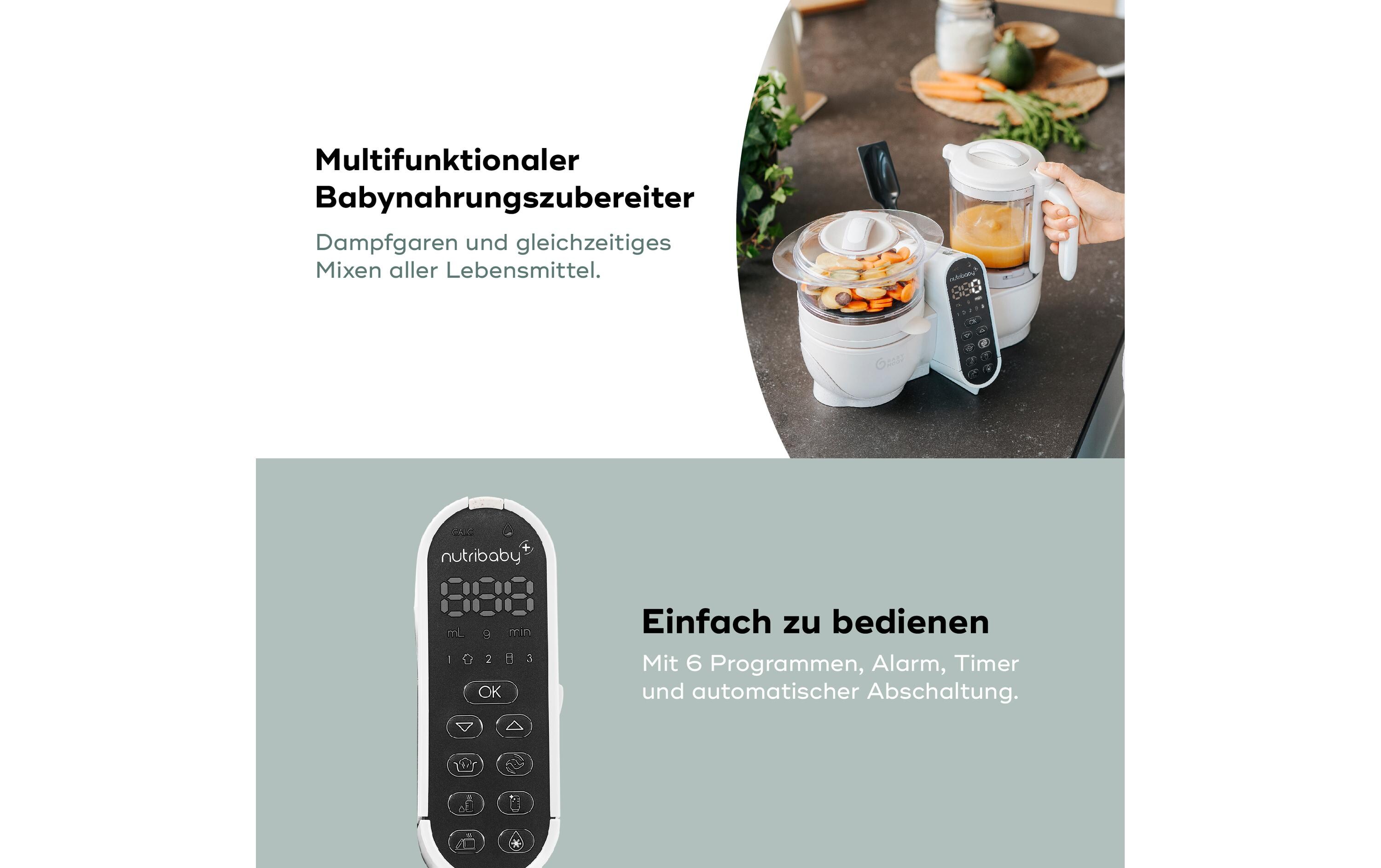 Multitool Nutribaby Plus Mineral Beige<br>Multifunktionaler Babynahrungszubereiter