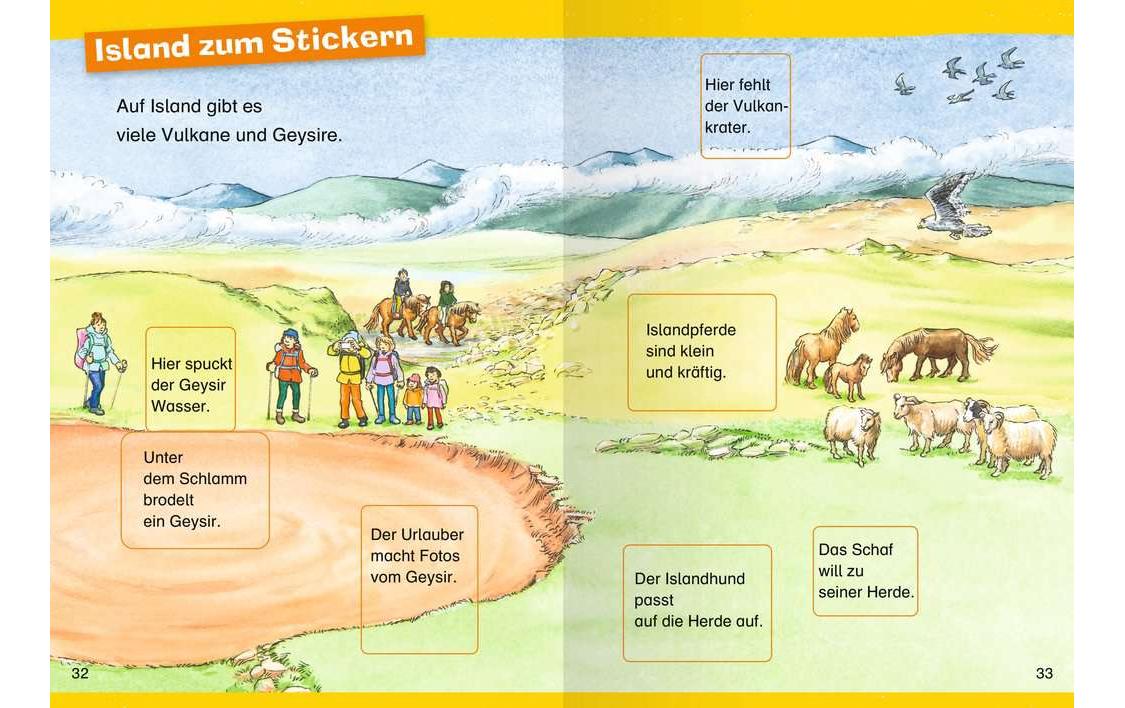 Kinder-Sachbuch WWW Erstleser: Vulkane Band 2Spielerisch lesen lernen