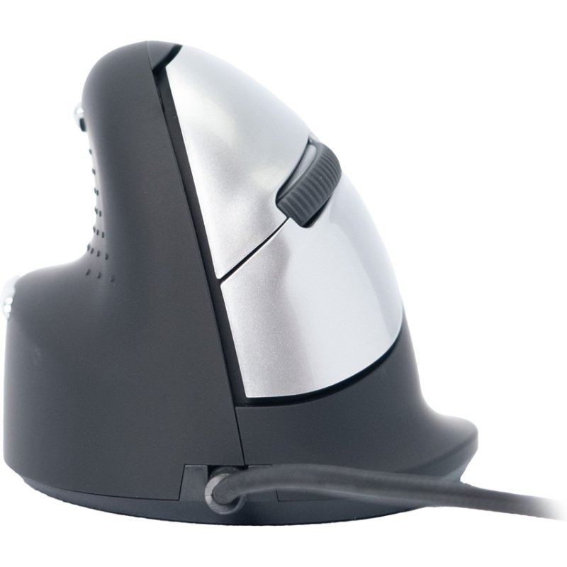 R-Go Tools Souris Ergonomique R-Go HE Break avec logiciel de pause, gaucher, moyen (longueur de la main 165-185 mm), filaire, noir