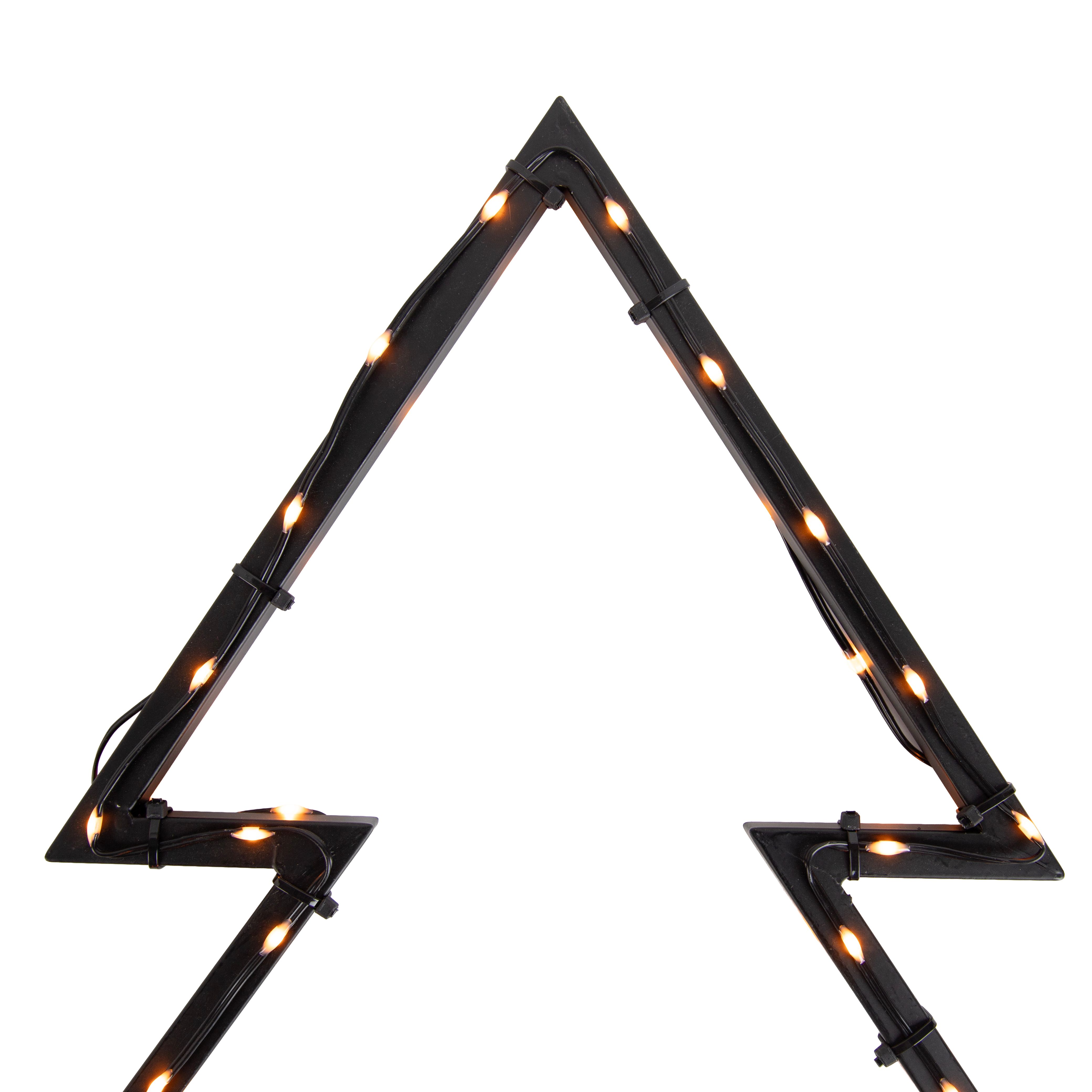 Kerst prikspot boom zwart 71cm incl. LED IP44 - Kas