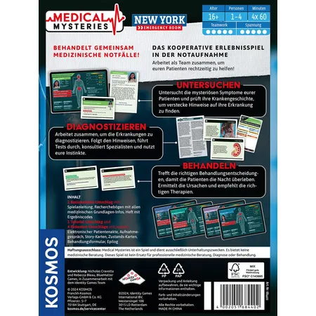 KOSMOS Medical Mysteries New York