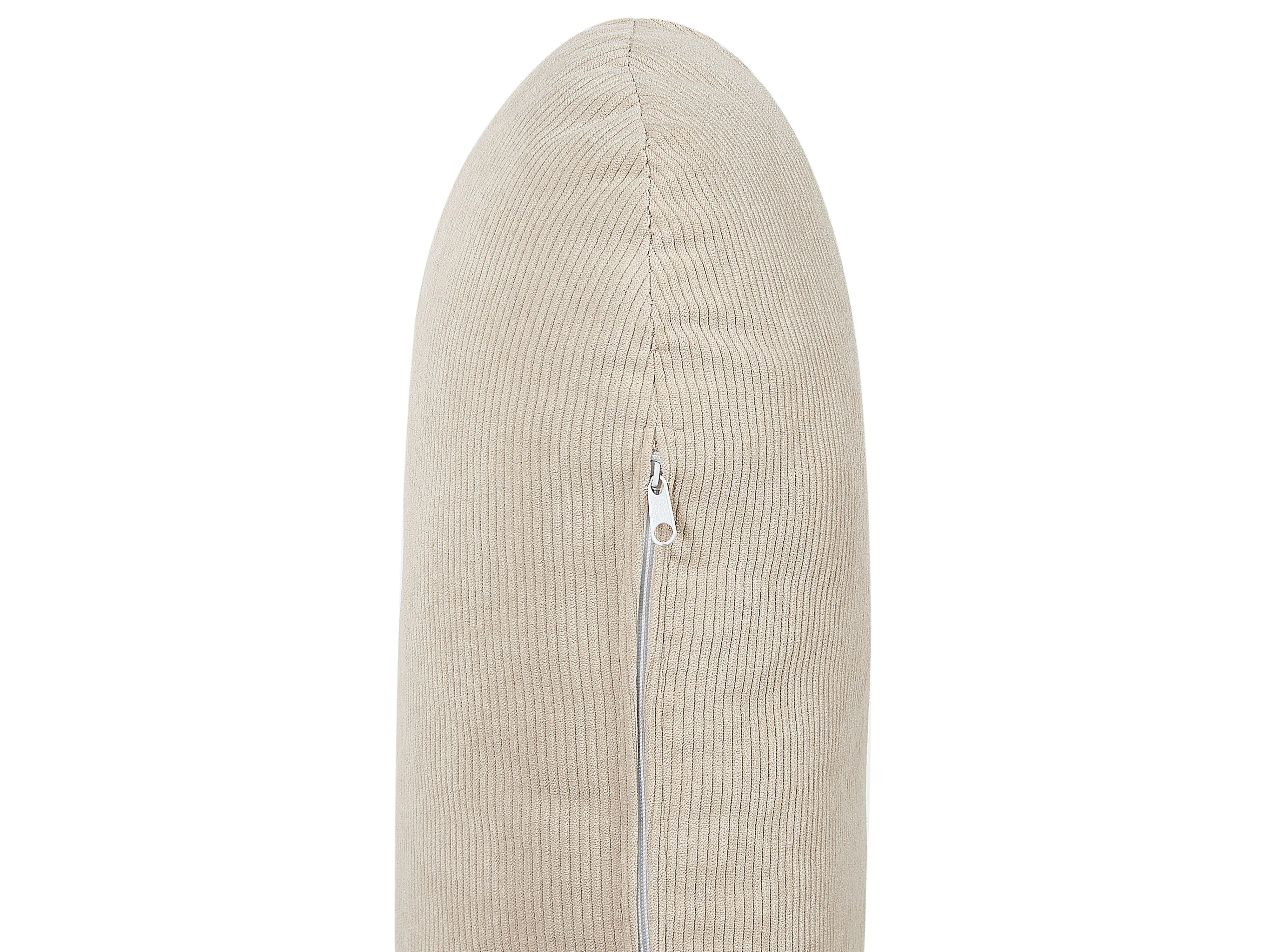Hoekbank 3-zits SIMOS Corduroy Lichtbeige linkszijdig