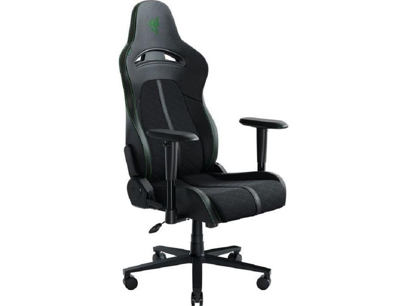 Razer Gaming-Stuhl Enki X Schwarz Gaming-Stuhl aus Kunstleder mit 130 kg Belastbarkeit