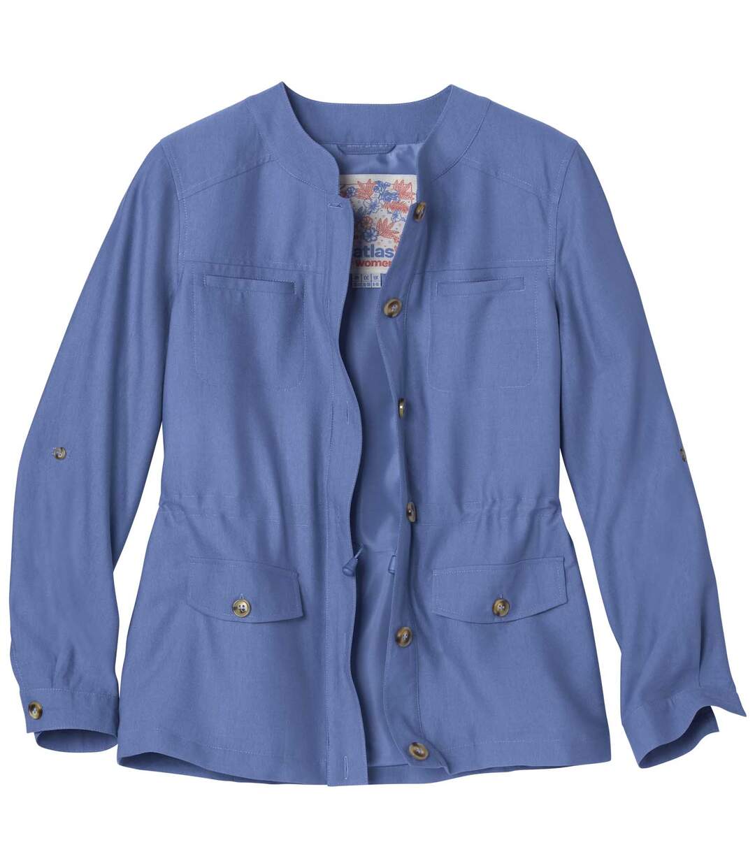Veste Saharienne Bleu Lavande