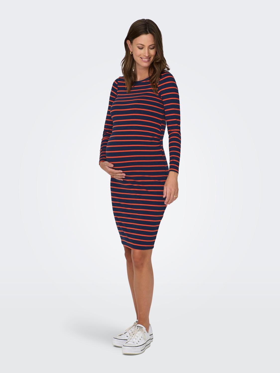 OLMREFFI Midikleid Maritime Blue