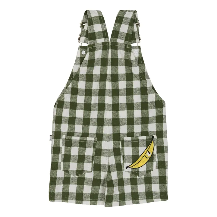 Stella McCartney Kids Salopette Vichy | Vert kaki