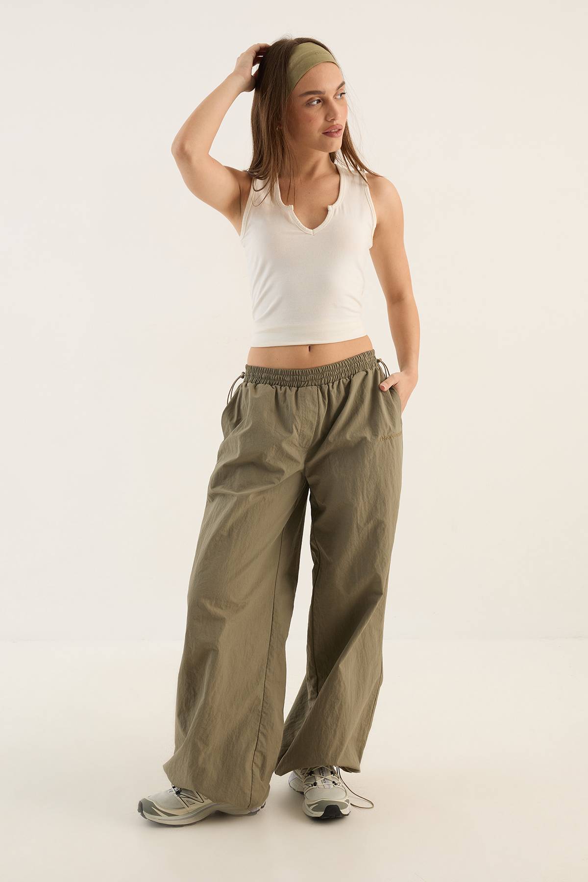 Pantalon Droit Dsgn Studio Sport Avec Cordon De Serrage À La Taille Et À L'ourlet