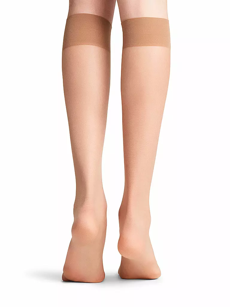 FALKE Kniestrümpfe Seidenglatt 15 DEN Powder beige