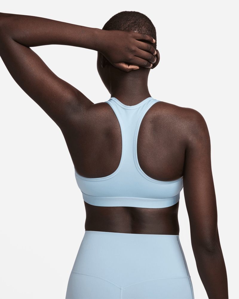 Brassière Nike Swoosh Bleu Ciel pour femme
