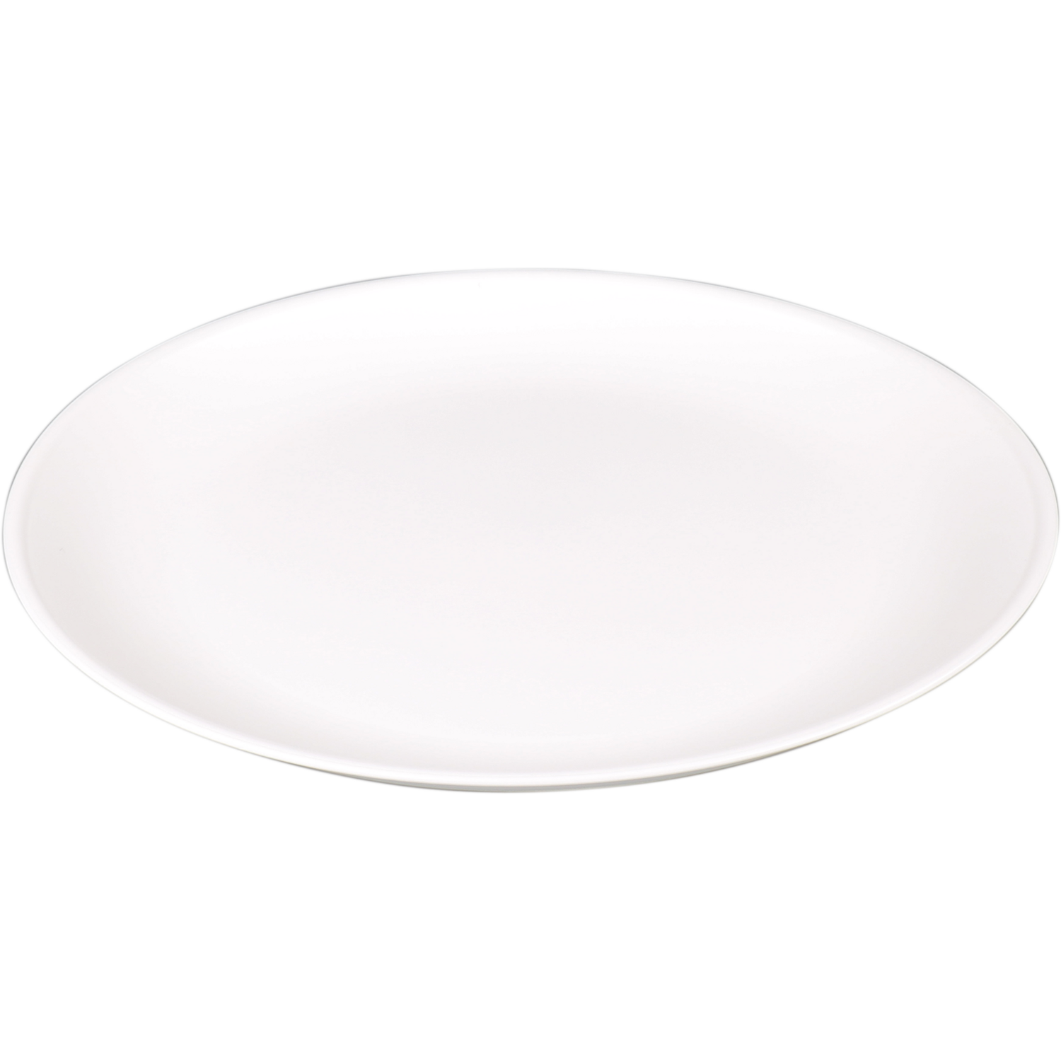 Goldplast Bord, Mineral, reusable, onbreekbaar, rond, 1-vaks, pP, Ø23.5cm, wit