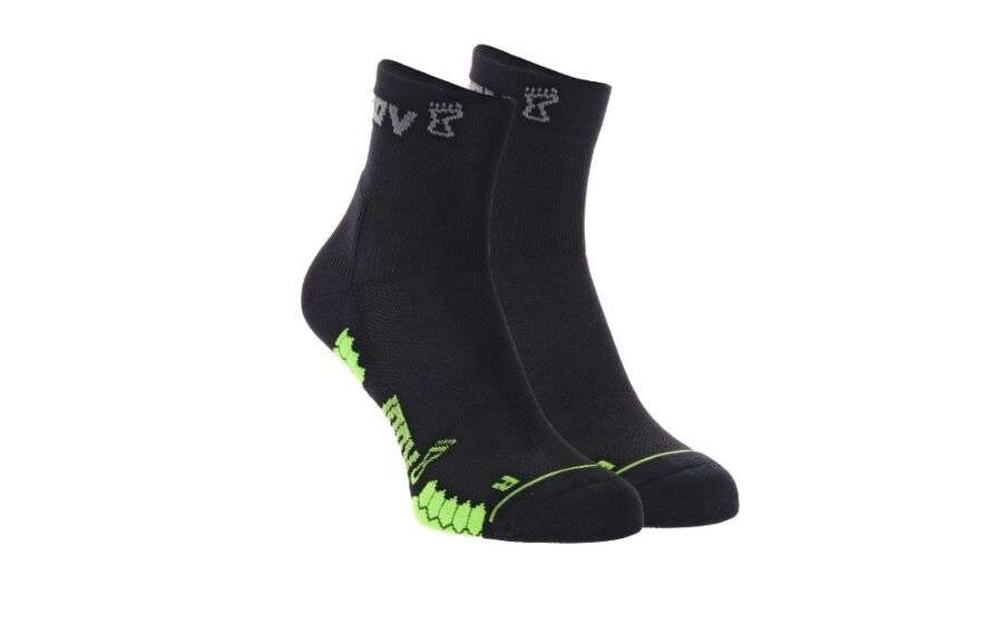 Inov-8 Trailfly Mid Hardloopsokken 2 Paar Zwart/Groen